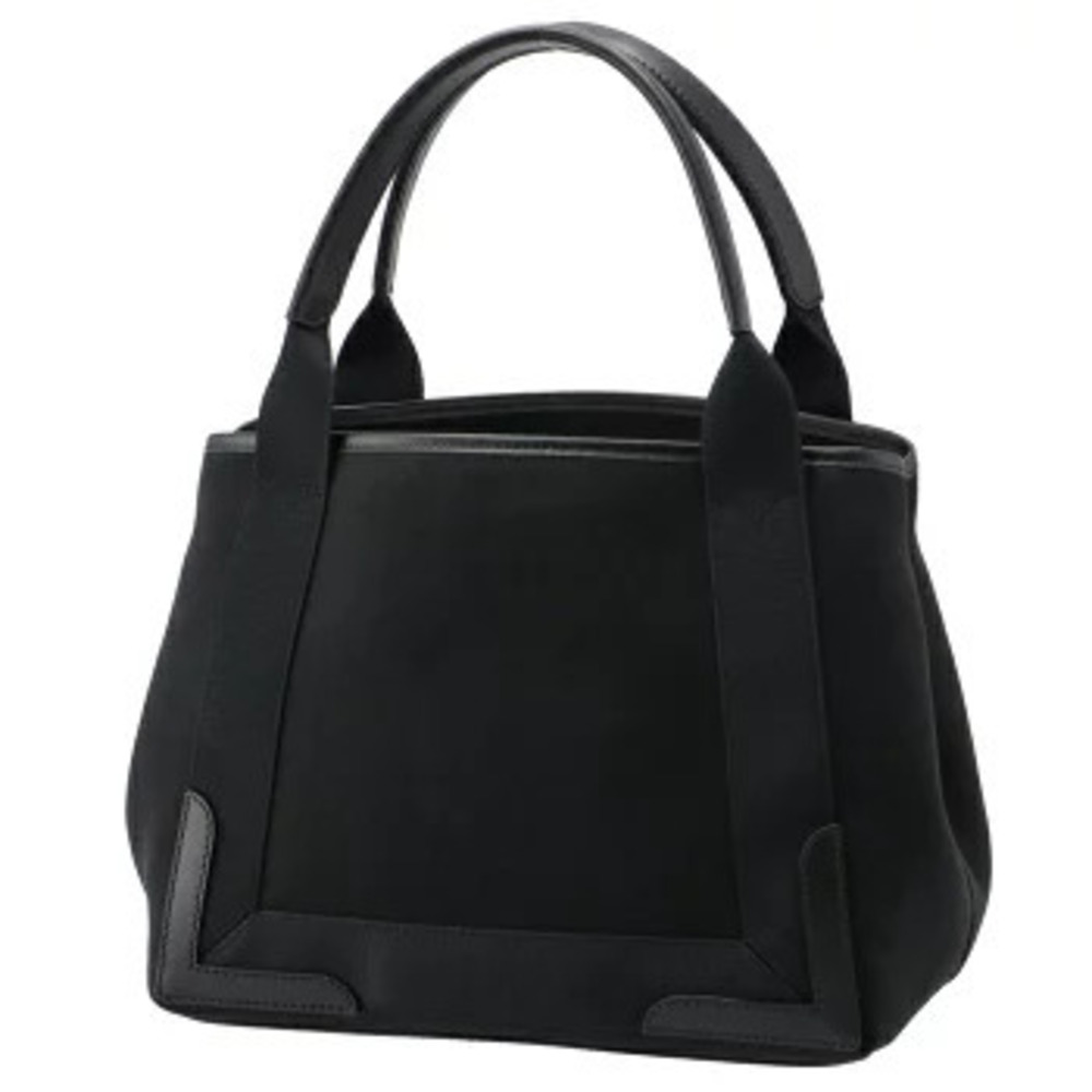 Balenciaga Tote Bag Navy Blue Cabas Canvas Black - Picture 3 of 8